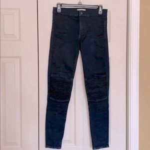 Gap Dark Blue Moto Jeans